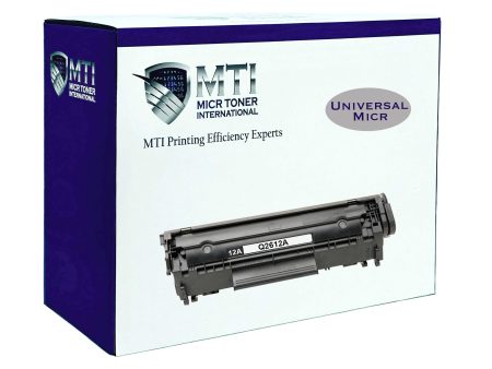 MTI 12A Compatible HP Q2612A Universal MICR Toner Cartridge for 1012 Online