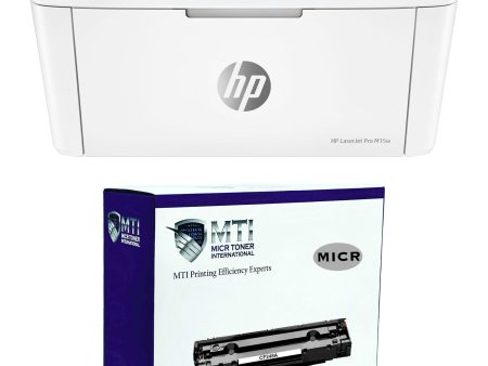 HP M15w LaserJet Pro Printer and 1 CF248A MTI MICR Cartridge Online Sale