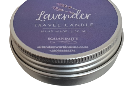 Equanimity - Lavender Travel Candle . 30 mls Discount