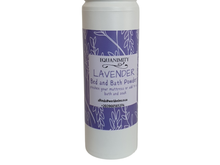 Equanimity - Lavender Bed And Bath Powder . 250 mls on Sale