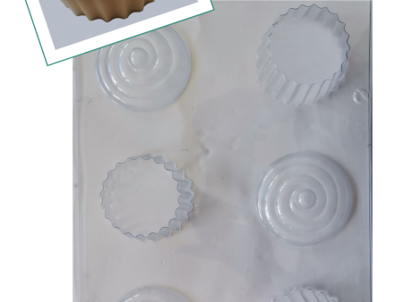 Soap Mould   PVC  Cup Cake sb89 Online now