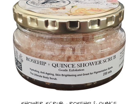 Herbal Rosehip Quince Shower Scrub 250 mls on Sale