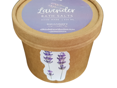 Equanimity - Lavender Bath Salt . 350 mls Online Hot Sale