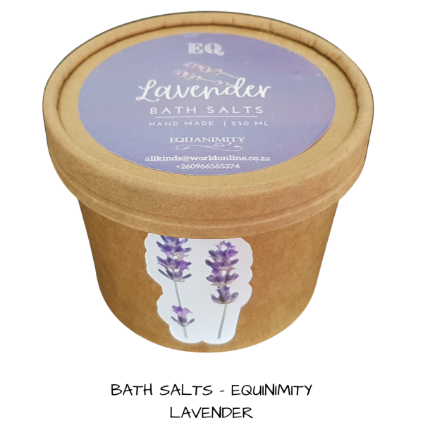 Equanimity - Lavender Bath Salt . 350 mls Online Hot Sale