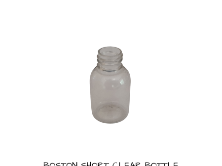 Plastic Boston Bottle  30 mls Supply