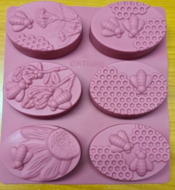 Silicone Soap Mould - Bee Design P & T Online