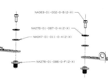 A Pair of Handle Brackets for NA-80D with Screws Fashion