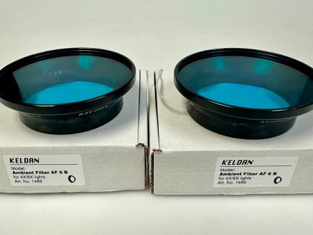 cp.5219  Keldan M1 Ambient Light Filter for 4X   8X Video Lights  Two Filters For Sale