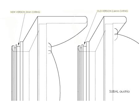 Subal Port O-Ring,  4 For Sale