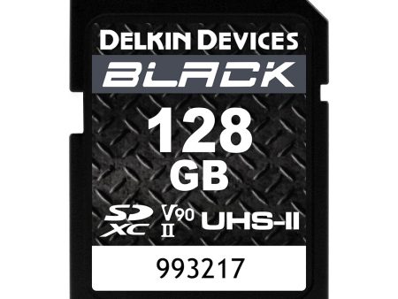 Delkin Devices 128GB BLACK UHS-II Rugged SDXC Memory Card V90 Online Hot Sale