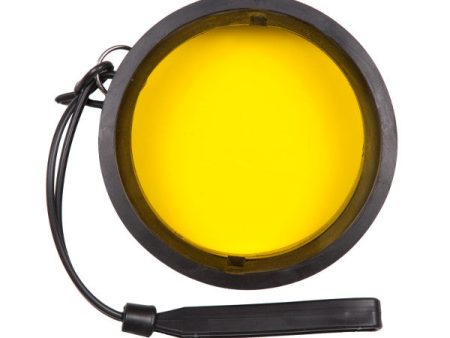 Ikelite Removable External Yellow Barrier Filter 3.6 Inch Diameter For Sale