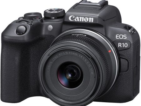 Canon EOS R10 Mirrorless Camera with 18-45mm Lens Online now