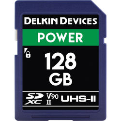 Delkin Devices 128GB Power UHS-II SDXC Memory Card 2000X V90 Discount