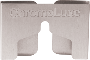 ChromaLuxe Aluminum Brushed Silver 3  x 2  Hanging Mount 20 Pieces For Discount