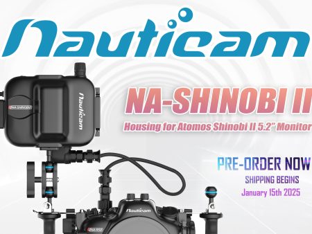 Nauticam NA-Shinobi II Underwater Housing for Atomos Shinobi II 5.2  Monitor with HDMI 1.4 input Discount