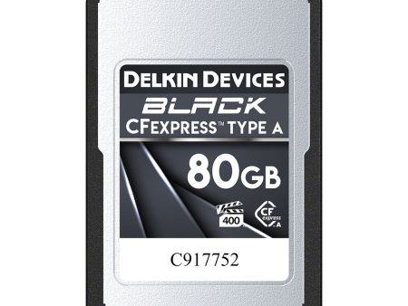 Delkin Devices BLACK CFexpress Type A Card (Choose Size) For Sale