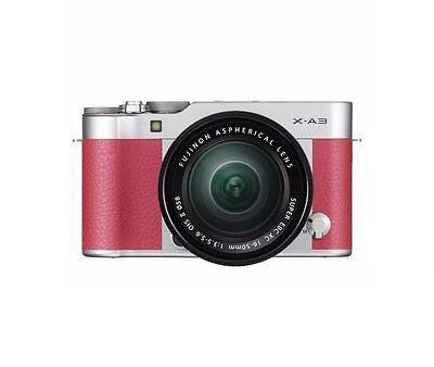 Fujifilm X-A3 Digital Camera with 16-50mm Lens - Pink Color on Sale