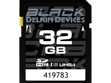 Delkin Devices BLACK UHS-I Rugged SD Memory Card V30 (Choose Capacity) Online Hot Sale