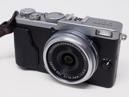 Fuji Fujifilm X70 Digital Camera (Silver) 16.3MP 3.0  Screen Built-In Wi-Fi Online now