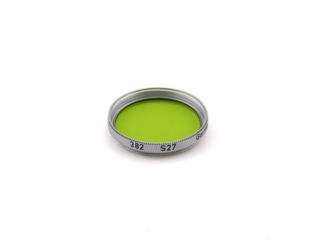 Zeiss Ikon 27mm Yellow Green Filter GR 2x 382 For Sale