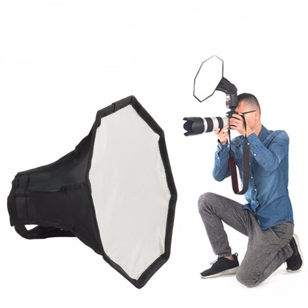 20 30cm Universal Flash Light Softbox Octagon Portable Diffuser For Camera Speedlight Photo Studio Photography Drop Shipping Supply