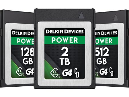 Delkin Devices PowerG4 CFexpress Type B Memory Card (Choose Speed and Size) Discount