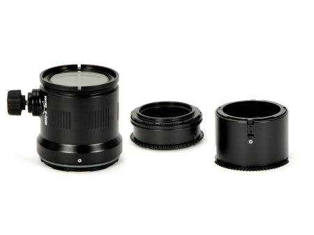 (Discontinued) Nauticam Macro Port and Zoom Gear Set (for NA-GH5   EM1X) for Olympus 12-50mm EZ Supply