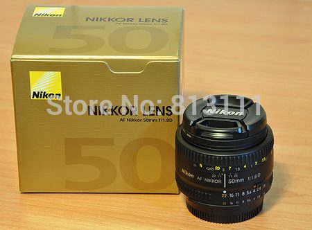 Nikon Lens 50 1.8 D Nikkor AF 50mm f 1.8D Lenses for Nikon D90 D7100 D7200 D610 D700 D810 D5 Hot on Sale