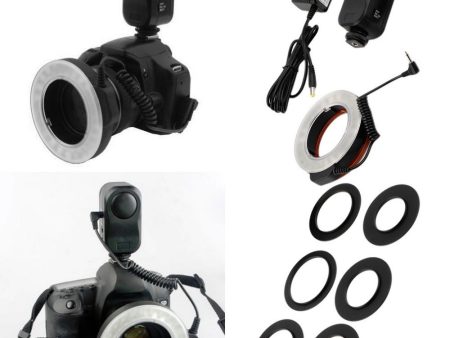 Hot C48LED Macro Ring Round Flash Camera Studio Light Adapter Ring for Camera Wholesale Drop Shipping Supply