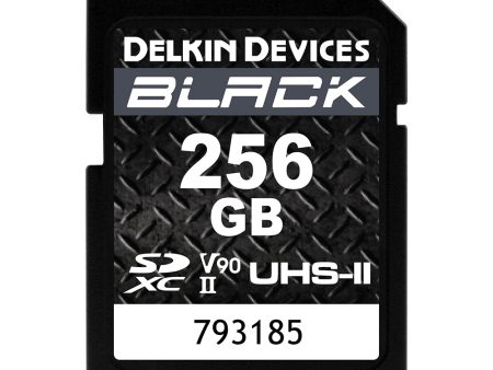 Delkin Devices 256GB BLACK UHS-II Rugged SDXC Memory Card V90 on Sale